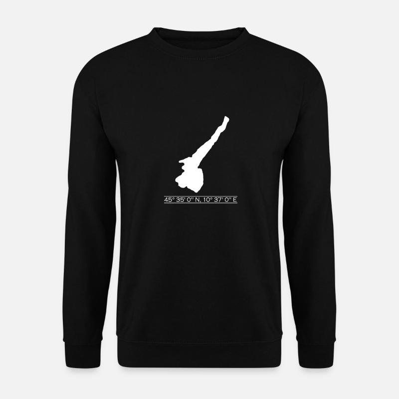 Garda | Coordinates | White - Sweat-shirt Unisexe - noir