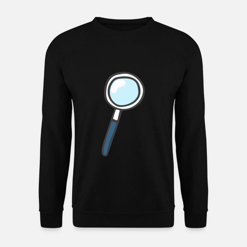 Lupe - Unisex Pullover - Schwarz