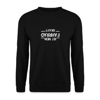 Vélo VTT Biker Biker Cadeau - Sweat-shirt Unisexe - noir - Devant - Alina (178cm) & Michal (187cm)