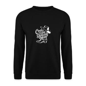 Cool Line Dance Mom Line Dance Mom - Unisex Sweatshirt - black - Front - Alina (178cm) & Michal (187cm)