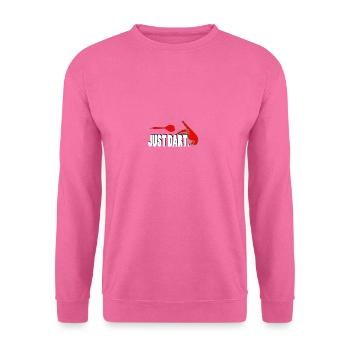 Throwing hand Just Dart - Unisex Sweatshirt - pink - Front