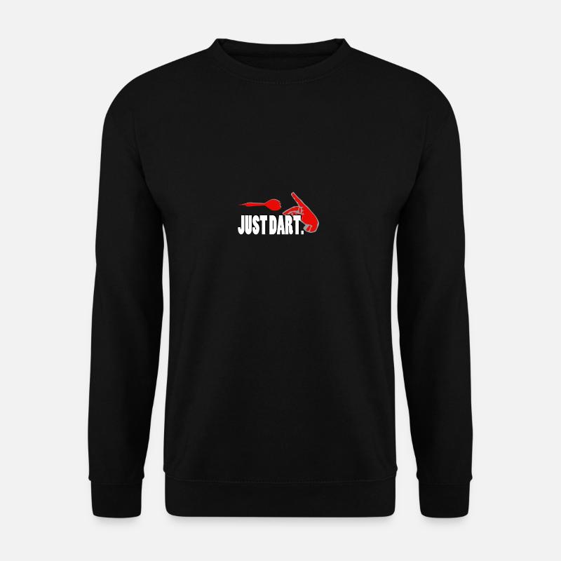 Throwing hand Just Dart - Unisex Sweatshirt - black