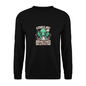 Cthulhu - Unisex Pullover - Schwarz - Vorne - Alina (178cm) & Michal (187cm)