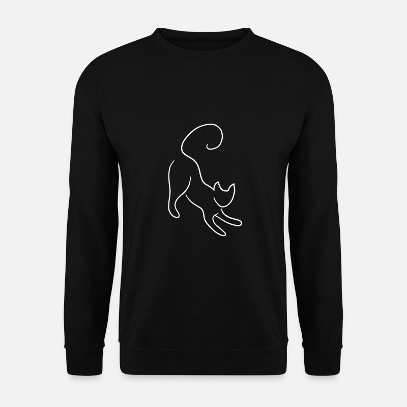 Cat - Unisex Sweatshirt - black