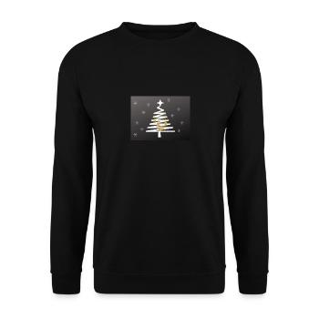 Tannenbaum - Unisex Pullover - Schwarz - Vorne - Alina (178cm) & Michal (187cm)