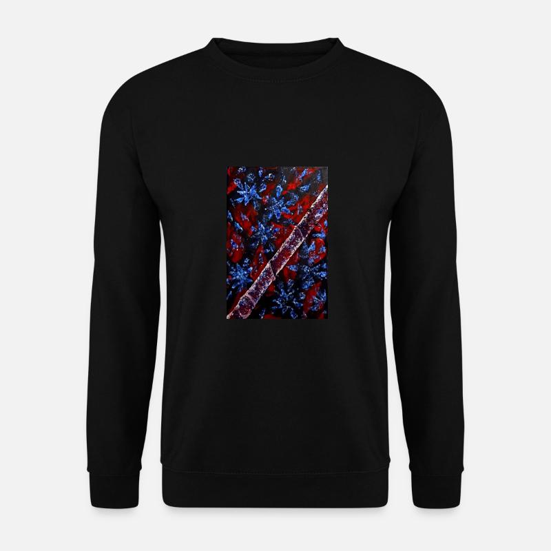 3D-Mann - Unisex Pullover - Schwarz