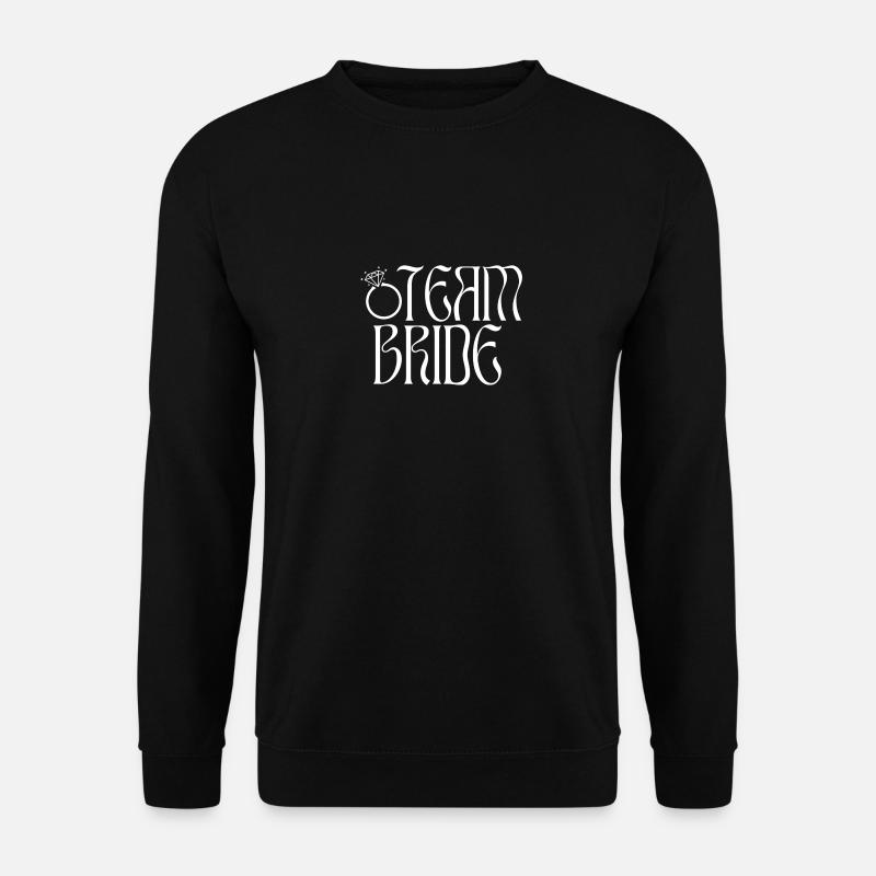 Team Bride - Ring - Unisex Sweatshirt - black
