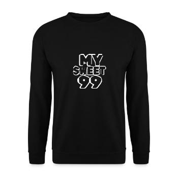 Year 99 - Unisex Sweatshirt - black - Front - Alina (178cm) & Michal (187cm)