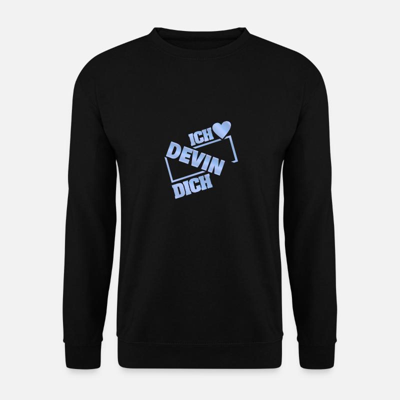 Devin - Unisex Pullover - Schwarz