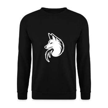 Fox Foxes - Unisex Sweatshirt - black - Front - Alina (178cm) & Michal (187cm)