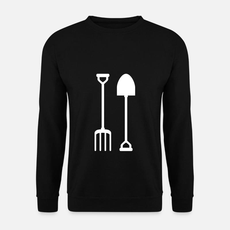 Fourche et pelle - Sweat-shirt Unisexe - noir