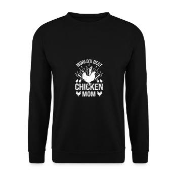 La meilleure mère de poulet au monde - Sweat-shirt Unisexe - noir - Devant - Alina (178cm) & Michal (187cm)