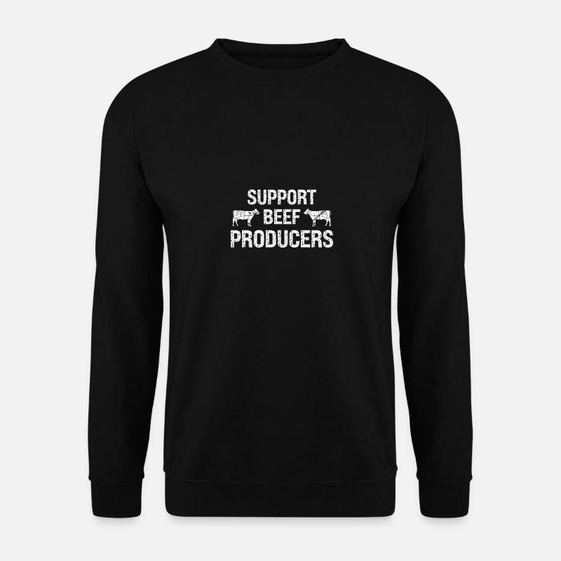 Support beef producers - Unisex Sweatshirt - black