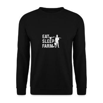 Ferme alimentaire dormante - Sweat-shirt Unisexe - noir - Devant - Alina (178cm) & Michal (187cm)