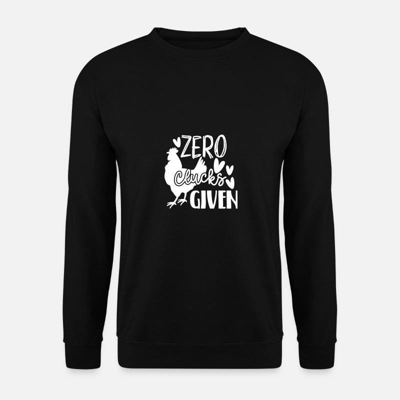 Null Gackern gegeben 2 - - Unisex Pullover - Schwarz