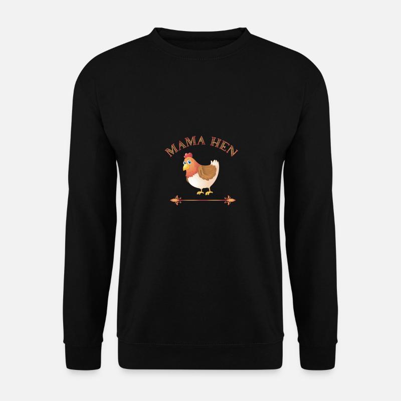 Mama Henne - - Unisex Pullover - Schwarz