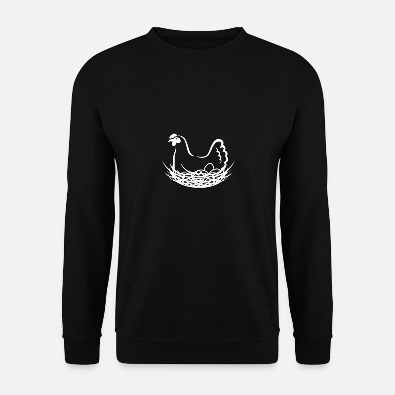 Henne 3 - - Unisex Pullover - Schwarz
