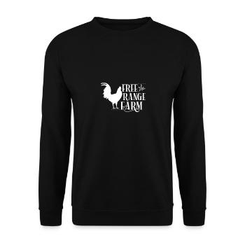Outdoor Farm - - Unisex Sweatshirt - black - Front - Alina (178cm) & Michal (187cm)
