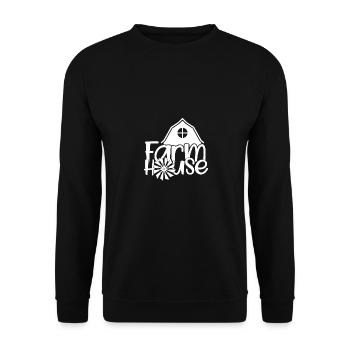 Maison de ferme - - Sweat-shirt Unisexe - noir - Devant - Alina (178cm) & Michal (187cm)