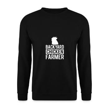 Éleveurs de poulets de basse-cour 2 - - Sweat-shirt Unisexe - noir - Devant - Alina (178cm) & Michal (187cm)