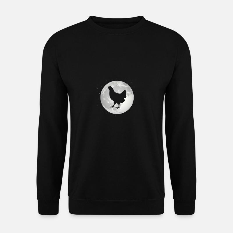 Full Moon - Hen - - Unisex Sweatshirt - black