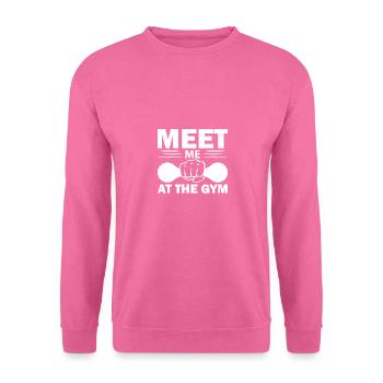 Rencontrez-moi au gymnase 5 - - Sweat-shirt Unisexe - rose - Devant