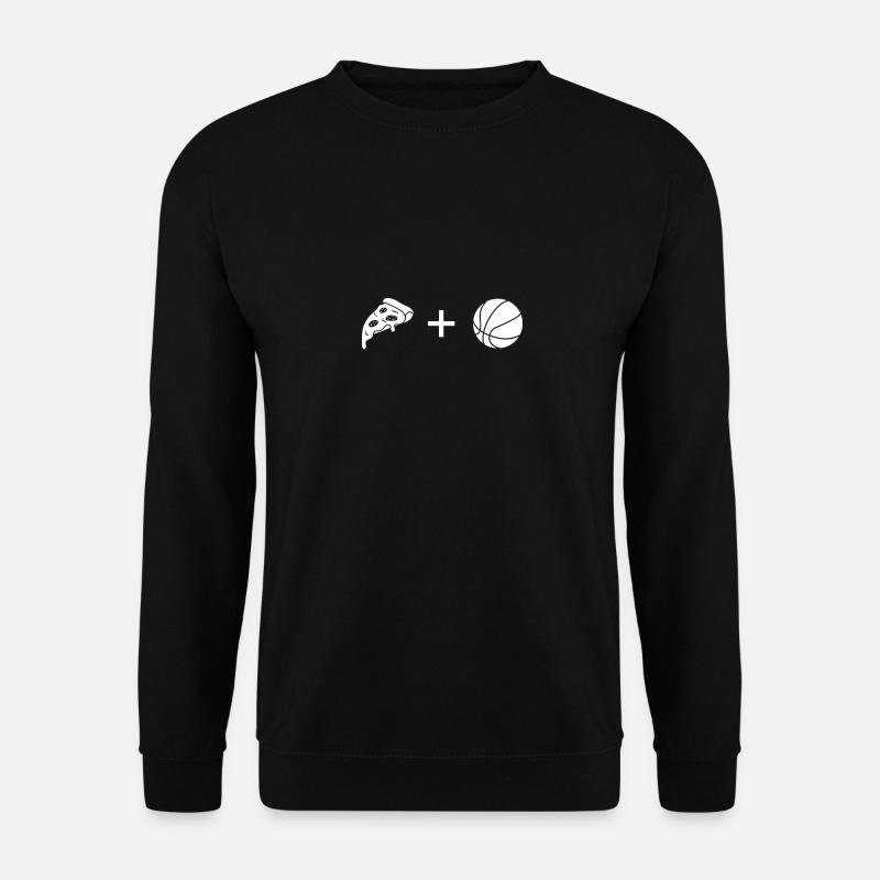 Pizza - Basketball - - Unisex Sweatshirt - black