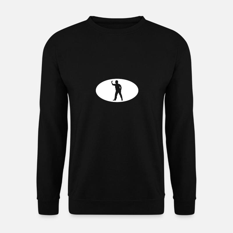 Semicircle - Darts player - - Unisex Sweatshirt - black