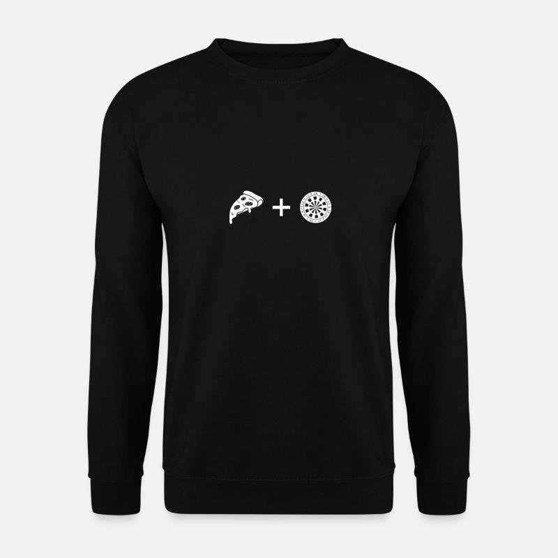 Pizza - Dartboard - - Unisex Sweatshirt - black