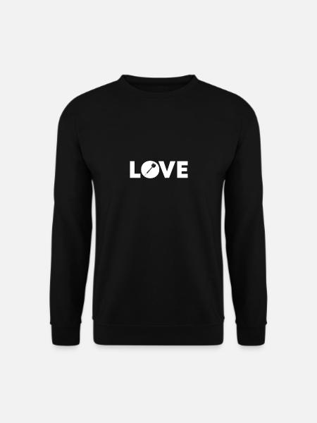 Amour - Fléchettes - - Sweat-shirt Unisexe - noir