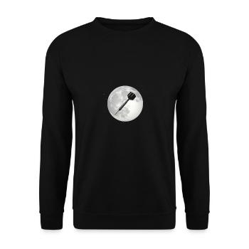 Pleine Lune - Fléchettes - - Sweat-shirt Unisexe - noir - Devant - Alina (178cm) & Michal (187cm)