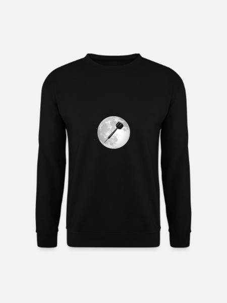 Full Moon - Darts - - Unisex Sweatshirt - black