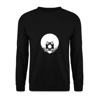 Circle and Reflection - Game - - Unisex Sweatshirt - black - Front - Alina (178cm) & Michal (187cm)