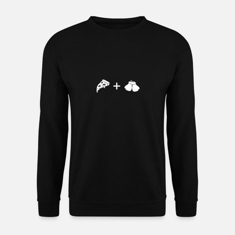 Pizza - Boxing gloves - - Unisex Sweatshirt - black