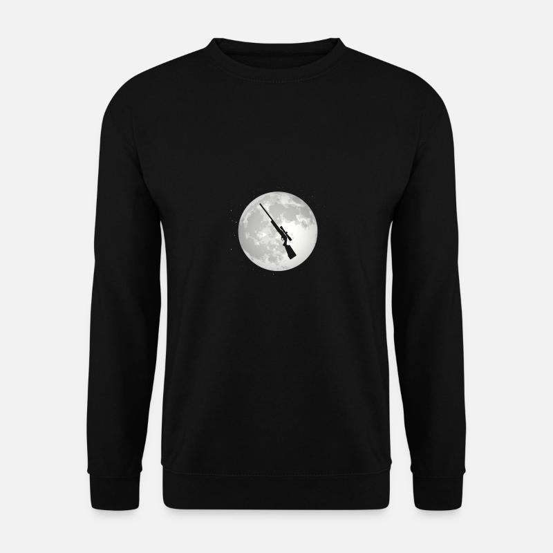 Full Moon - Hunting - - Unisex Sweatshirt - black