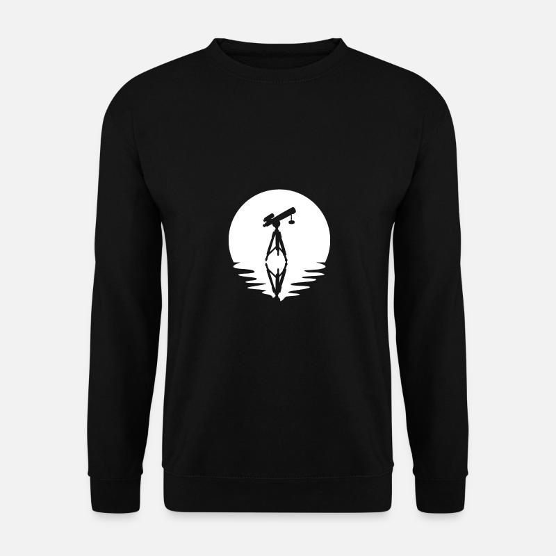 Circle and reflection - Astronomy - - Unisex Sweatshirt - black