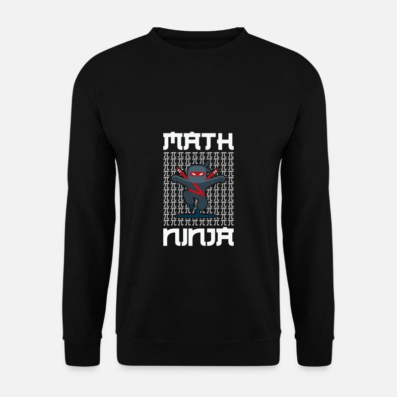 Math Teacher Math Ninja - Unisex Sweatshirt - black
