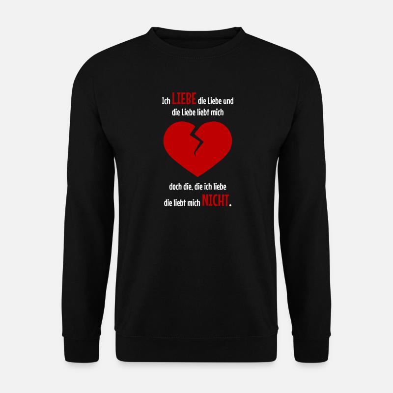 Herzschmerz für sie - Unisex Pullover - Schwarz