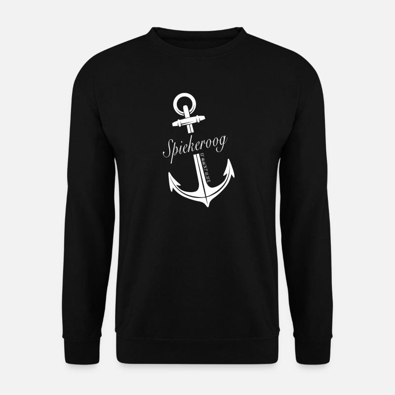 Spiekeroog - Unisex Pullover - Schwarz