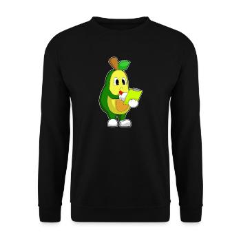 Bureau du Secrétaire à Avocat - Sweat-shirt Unisexe - noir - Devant - Alina (178cm) & Michal (187cm)