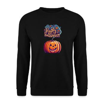 Halloween - Sweat-shirt Unisexe - noir - Devant - Alina (178cm) & Michal (187cm)