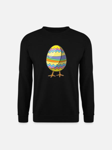 Chick Easter Easter Egg - Unisex Sweatshirt - black