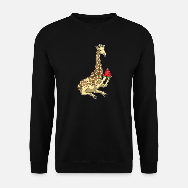 Girafe Pastèque - Sweat-shirt Unisexe - noir