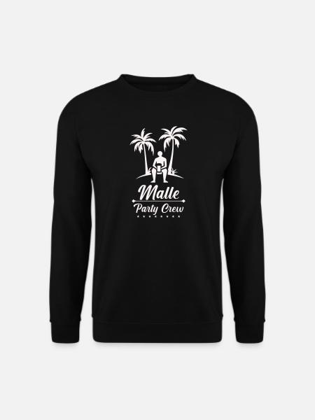 Beach Vacation Malle Party Crew - Unisex Sweatshirt - black