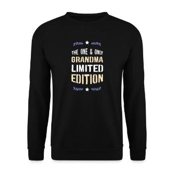 Édition Granny Limit - Sweat-shirt Unisexe - noir - Devant - Alina (178cm) & Michal (187cm)