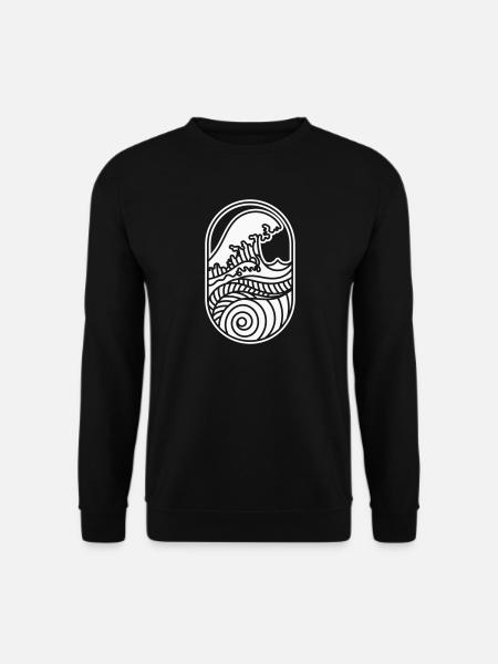 Your New Wave – Coast, Sun & Surf Vibes - Unisex Sweatshirt - black