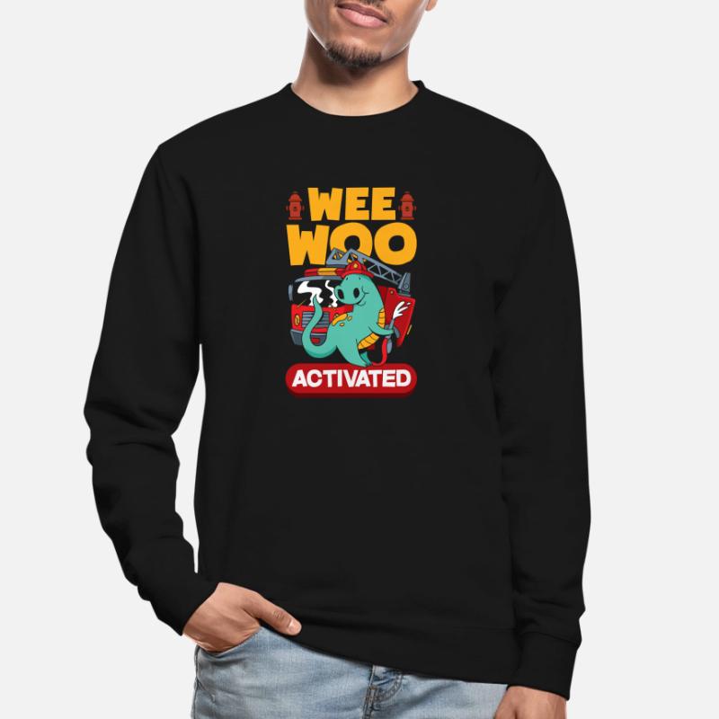 Wee Woo Squad Fire Tiny Feuerwehrmann Unisex Pullover
