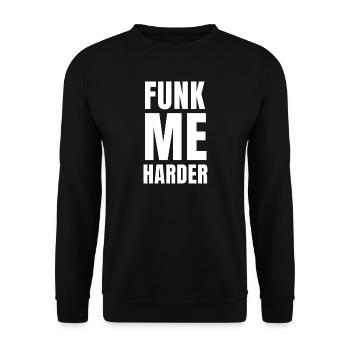 Funk me Harder - Unisex Pullover - Schwarz - Vorne - Alina (178cm) & Michal (187cm)