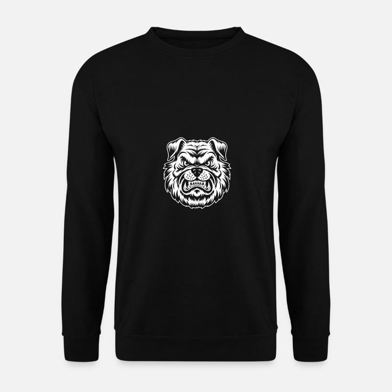 Angry angry dog - Unisex Sweatshirt - black