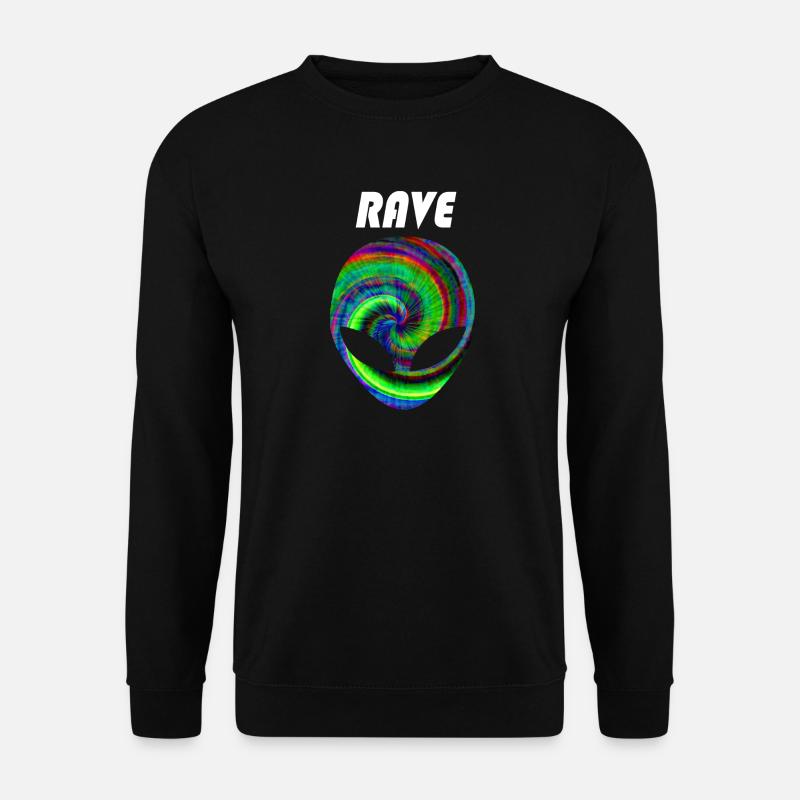 Rave Rave Rave - Unisex Pullover - Schwarz